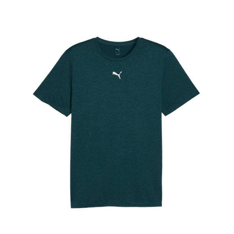 ESSENTIALS HEATHER CAT Men's Training T-Shirt - Green