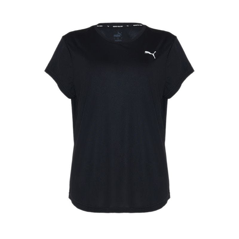 Active Tee Women - Black-logo
