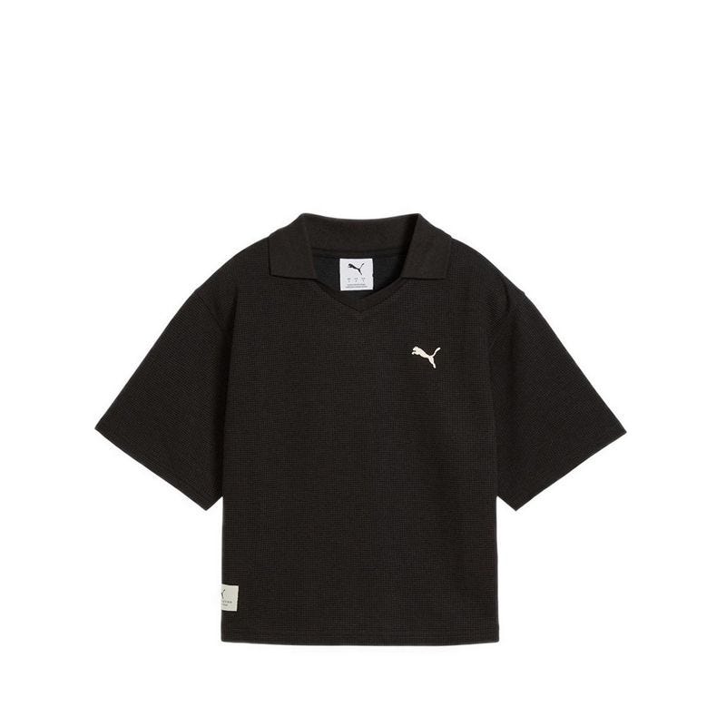 CLASS Relaxed Polo Tee Women's Lifestyle T-Shirt - Black