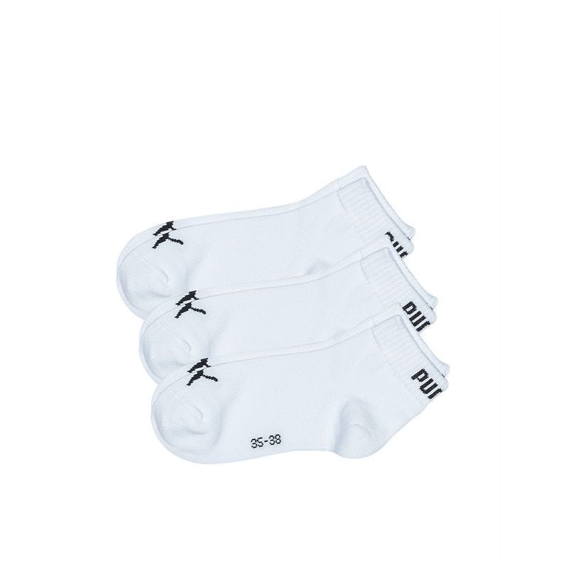 Unisex Quarter 3P - White
