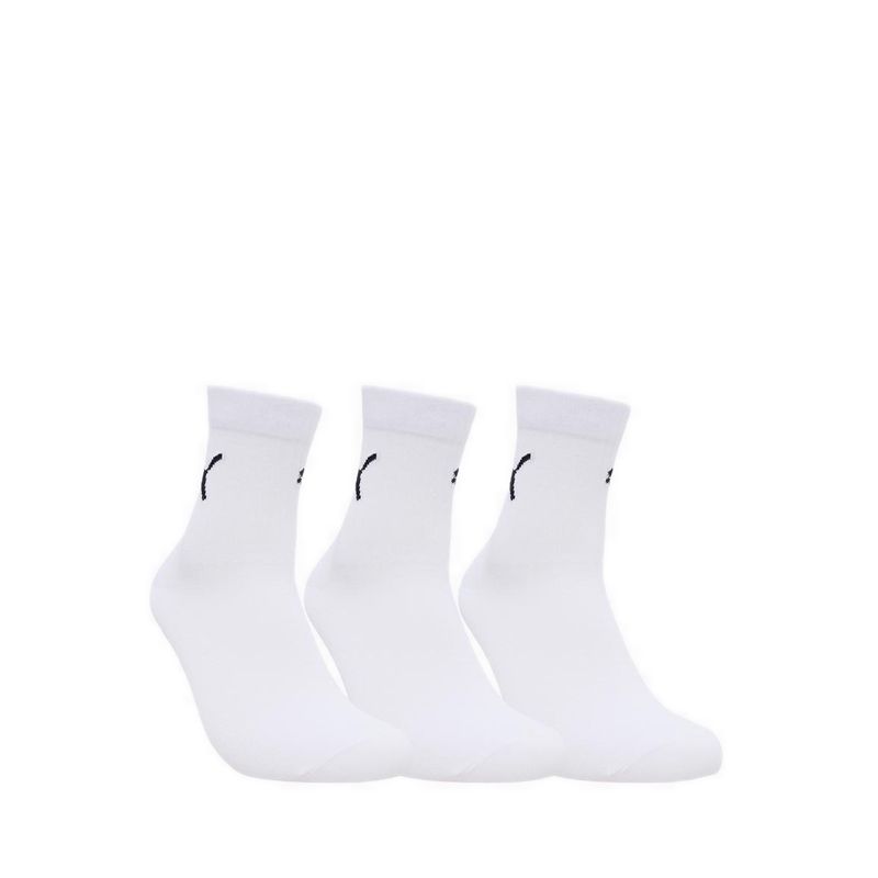 Unisex Short Sock 3P - White