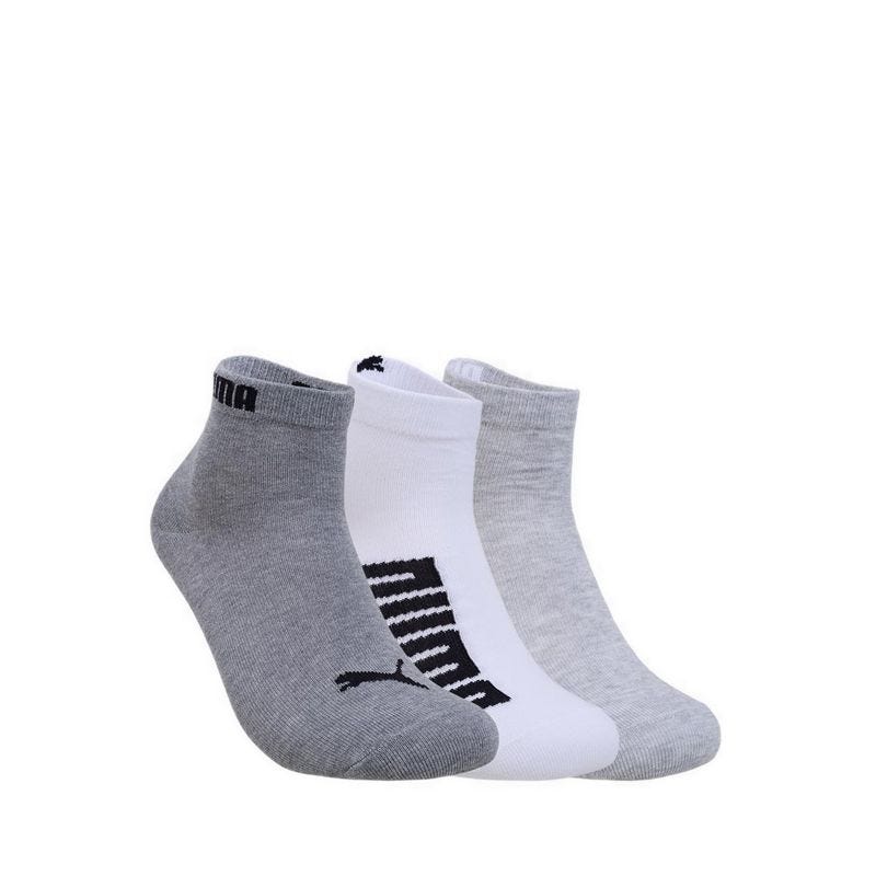 Quarter 3P Unisex Socks - Grey
