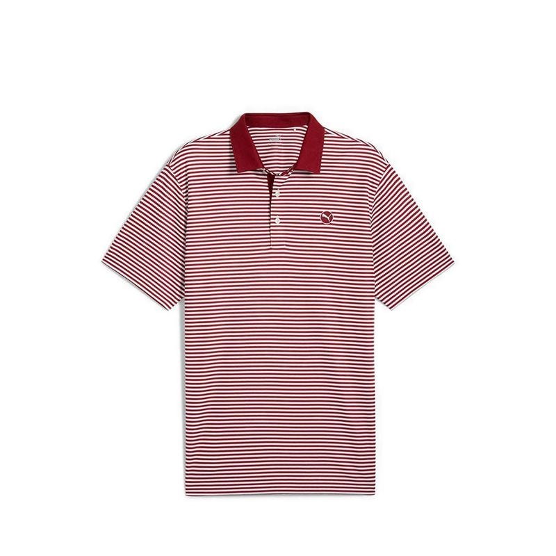 Pure Stripe Polo Men's - Red