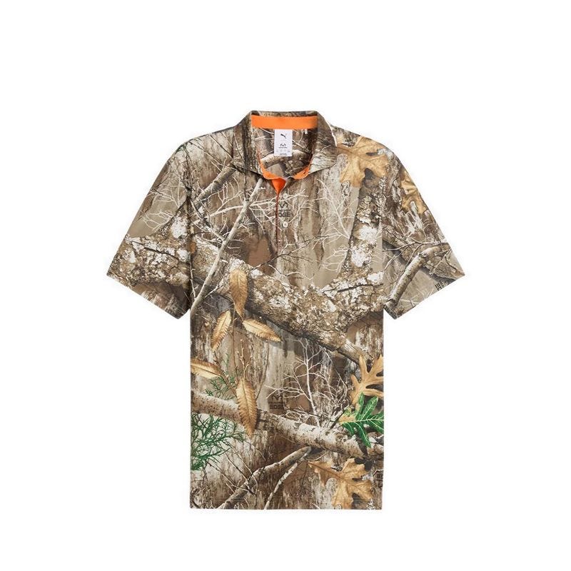 Puma X Realtree Camo Polo Men's - Deep Forest