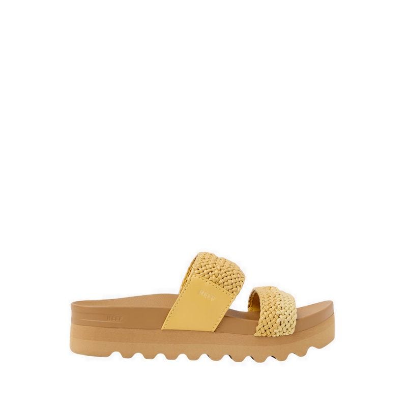 Cushion Vista Hi Womens Sandals - Yellow Duo Braid
