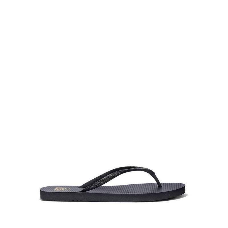 SEASIDE WOMENS SANDALS - BLACK GLITTER