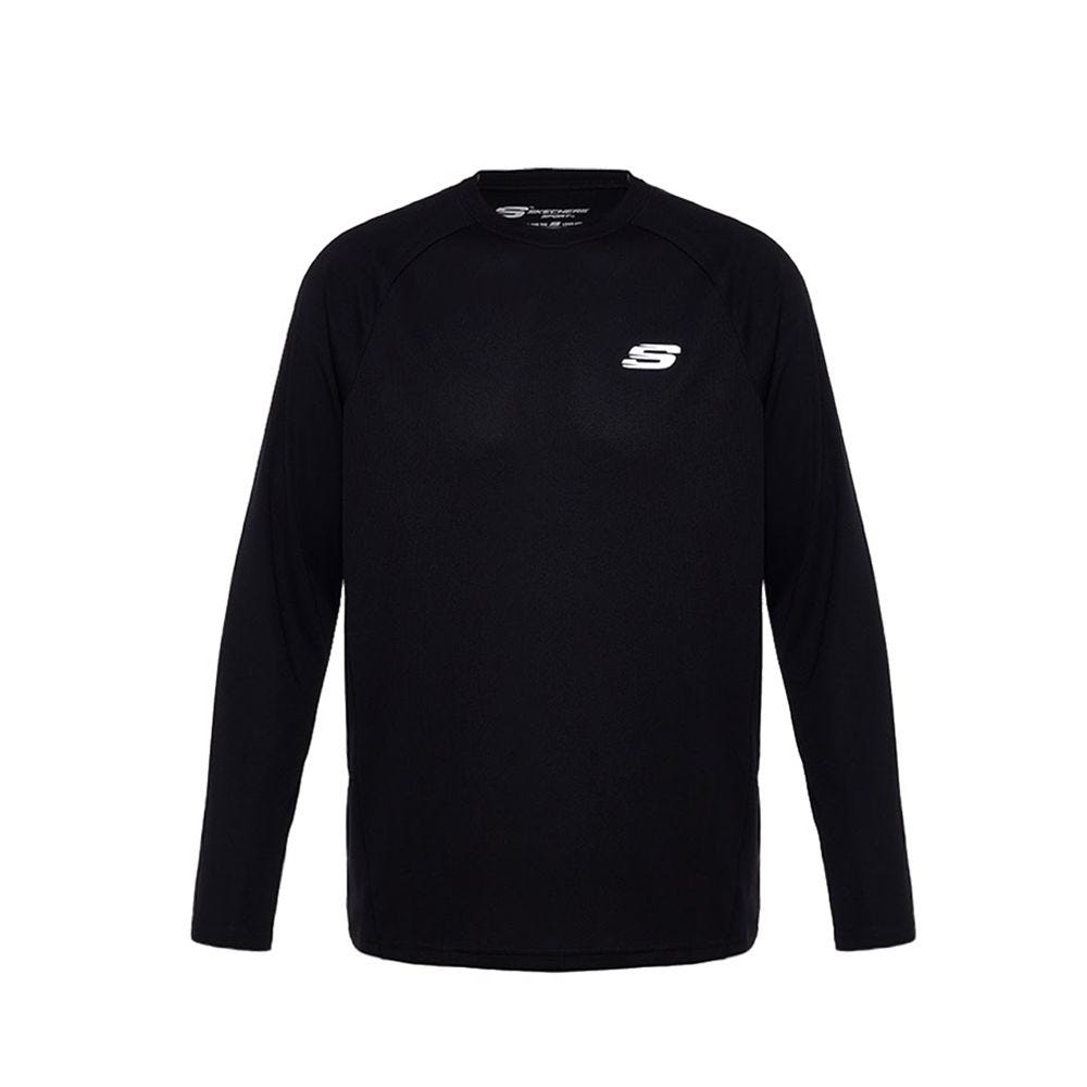 Men Running long sleeve tee - Black