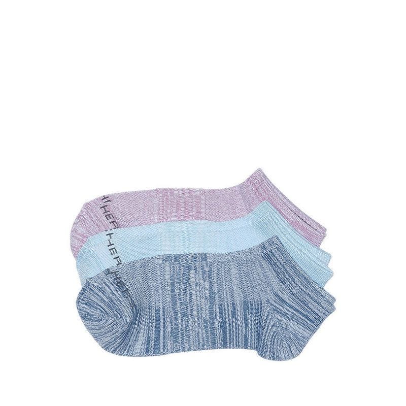 3PK NON TERRY SUPERSOFT LOW CUT WOMEN - BLUE