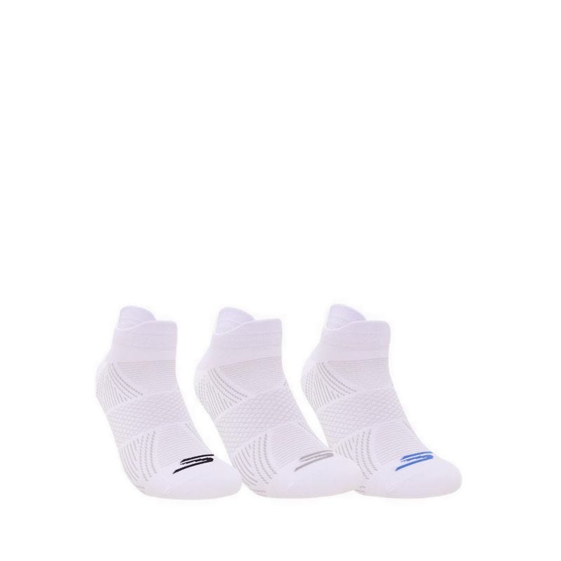 3Pk Non Terry Low Cut Men - White