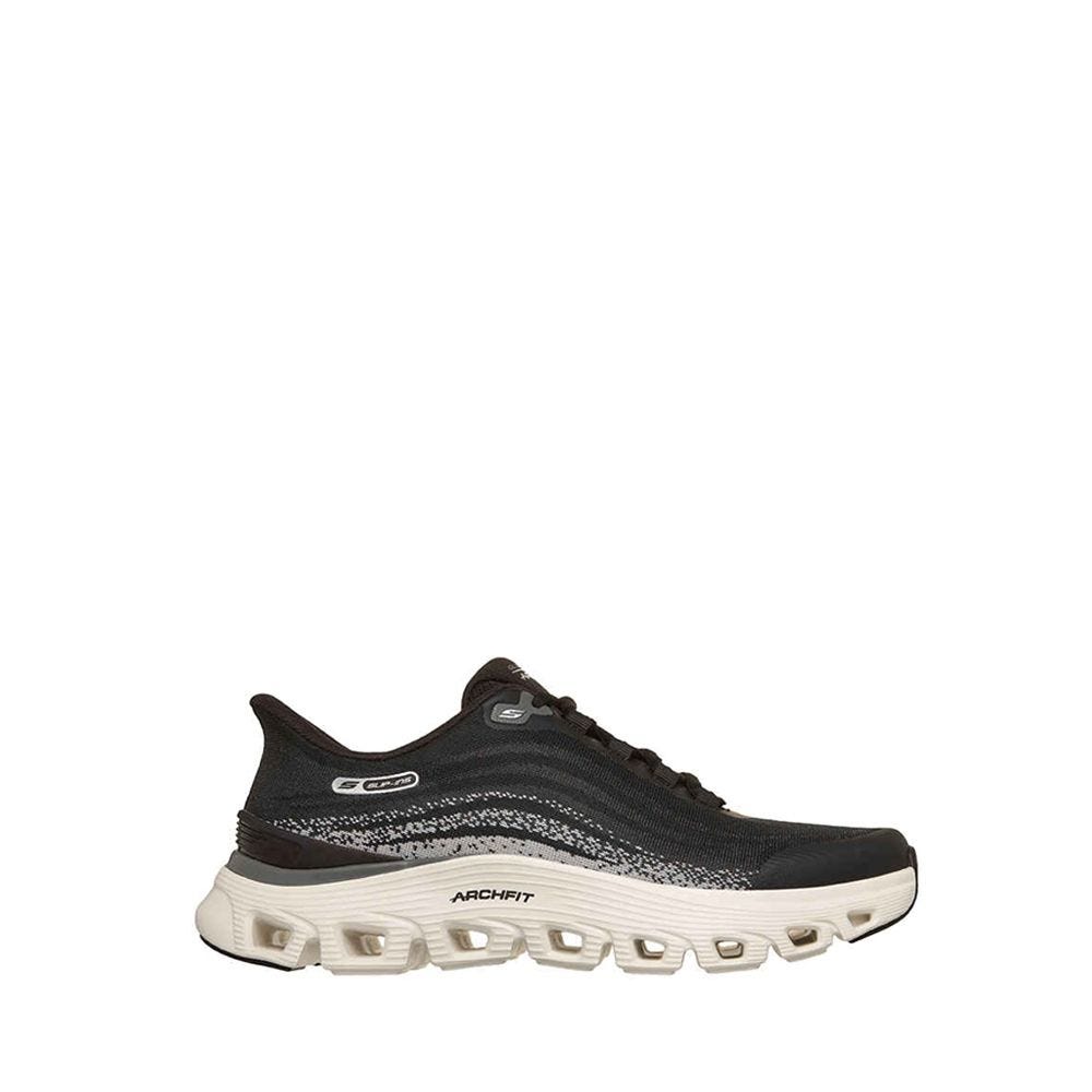 Slip-Ins Arch Fit Glide-Step Wave Men's Lifestyle Shoes - Black