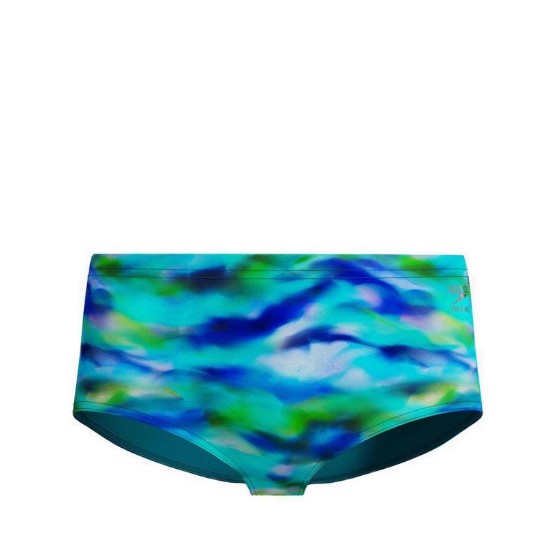 Mens Printed 13,5cm Brief - Sunset Grove Green