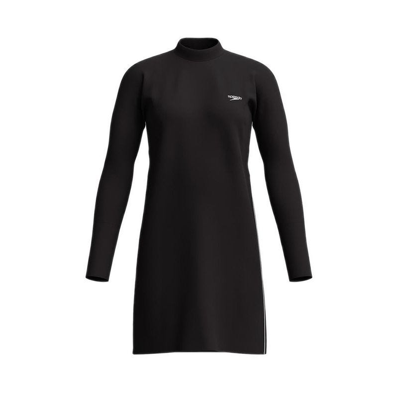 Womens Endurance+ Modesty Swim Tunic Rash Guard - Peacoat