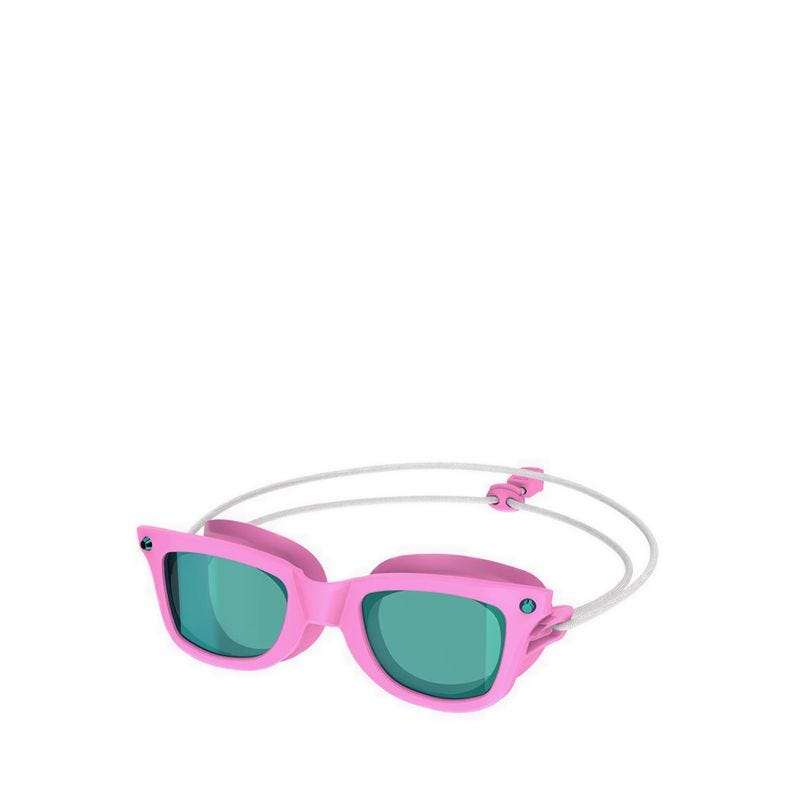 Junior Sunny G Seasider Mirrored Goggles - Flamingo Pink / Jade / Emerald