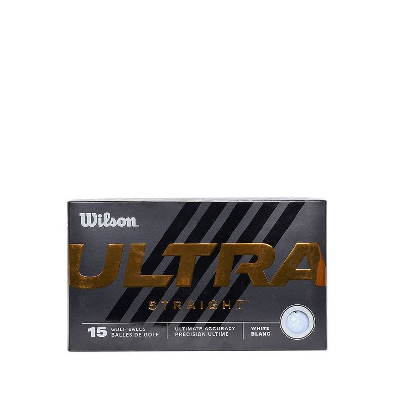 Wilson Ultra Straight 15 Golf Balls Mens - White