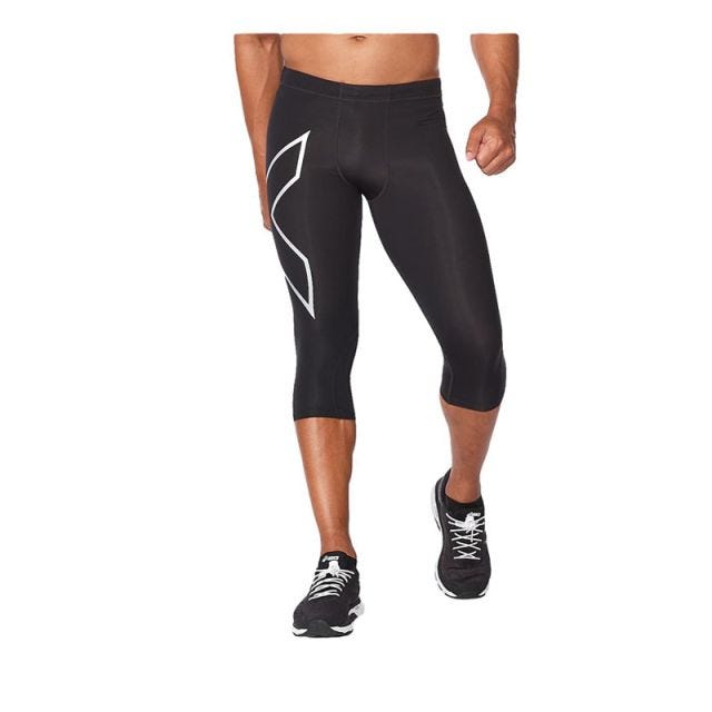 2XU Men's Core Compression 3/4 Tights - Black