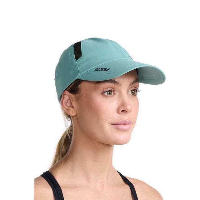 2XU UNISEX RUN CAP  - TURQUOISE