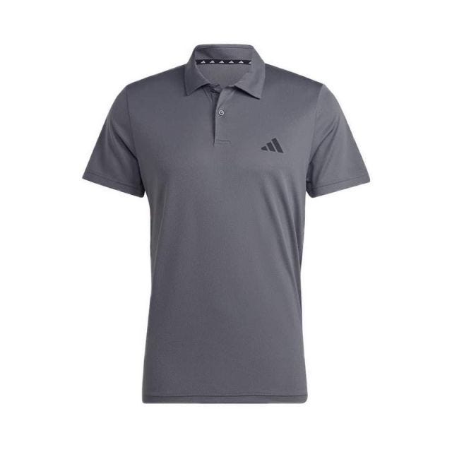 Adidas Train Essentials Men's Training Polo Shirt - Grey Five