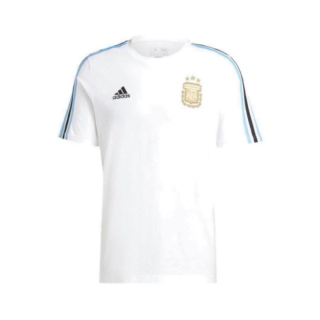 adidas Argentina Dna 3-Stripes Men's T-Shirt - White