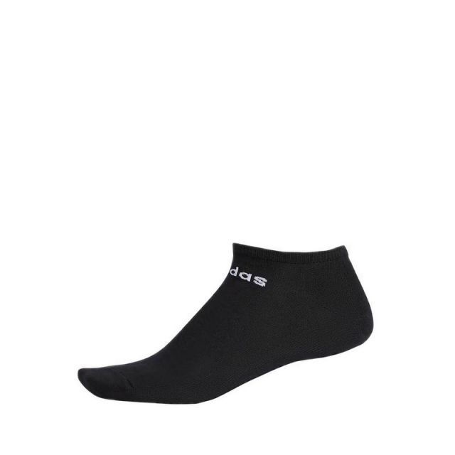 Adidas Unisex Basic No-Show Socks - Black/White