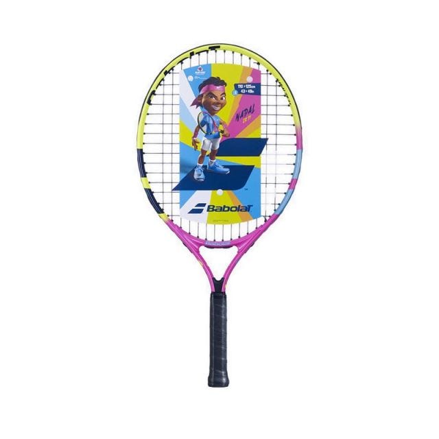 Nadal Junior 21 Strung Tennis Racket - Yellow
