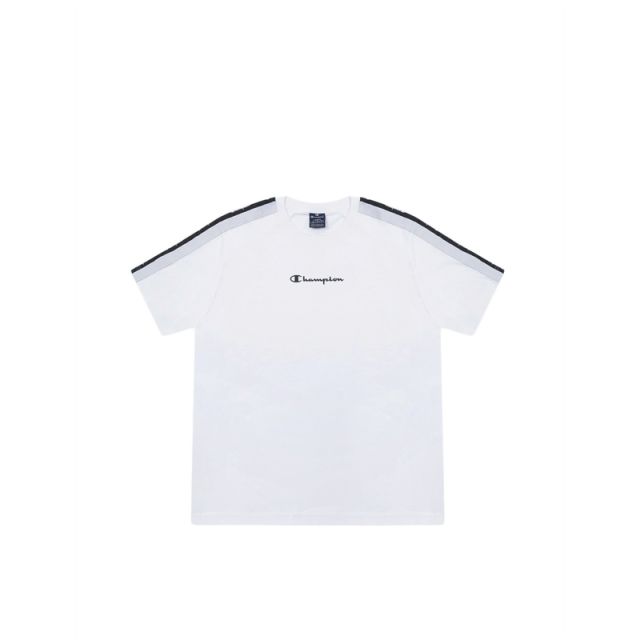 Champion Men's Tape Tshirt - White