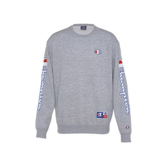 Men's Crewneck Sweatshirt - Light Grey