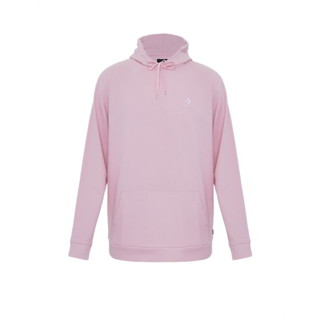 Converse Unisex Go-To Embroidered Star Chevron Standard Fit Pullover Hoodie - Pink Sage