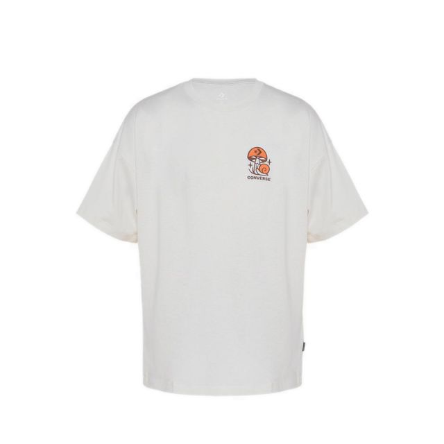 Mushroom Graphic Women's T-Shirt -  Egret