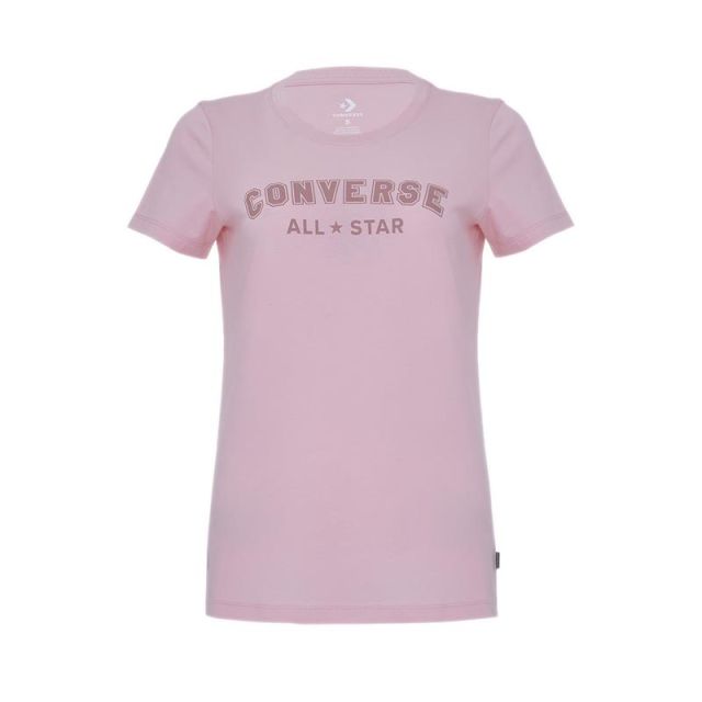 Converse Classic Fit All Star Center Front Women's Tee - Pink Sage