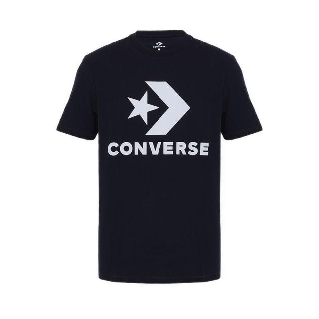 Converse Standard Fit Center Front Large Logo Star Chev Men's Tee - Black