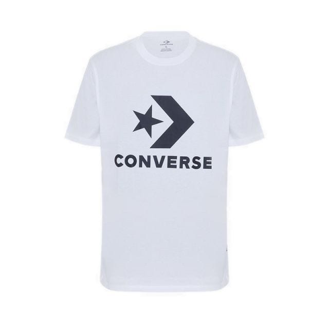 Converse Standard Fit Center Front Large Logo Star Chev Men's Tee - White