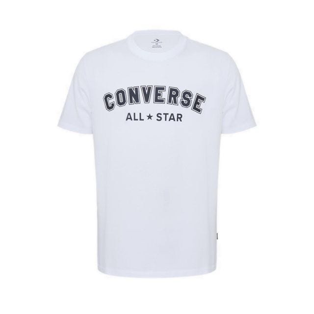 Converse Standard Fit All Star Center Front Men's Tee - White / Black