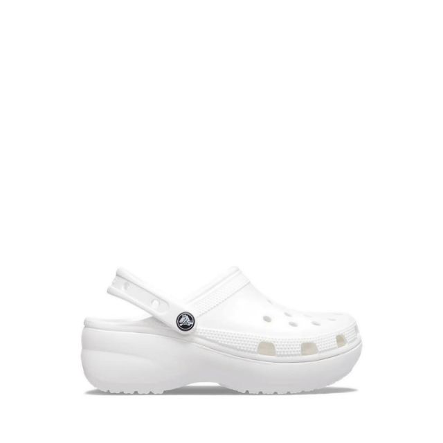 Crocs Women's Classic Platform Clog - White