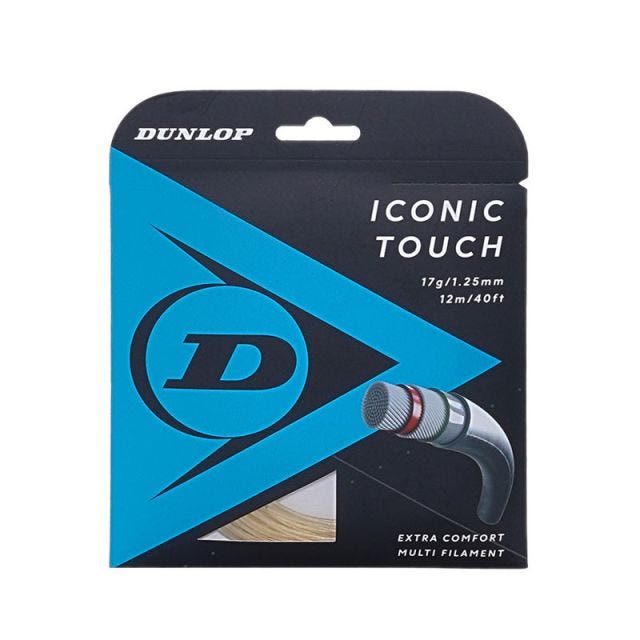 Dunlop Tennis String Iconic Touch 17g 1.25mm - Grey