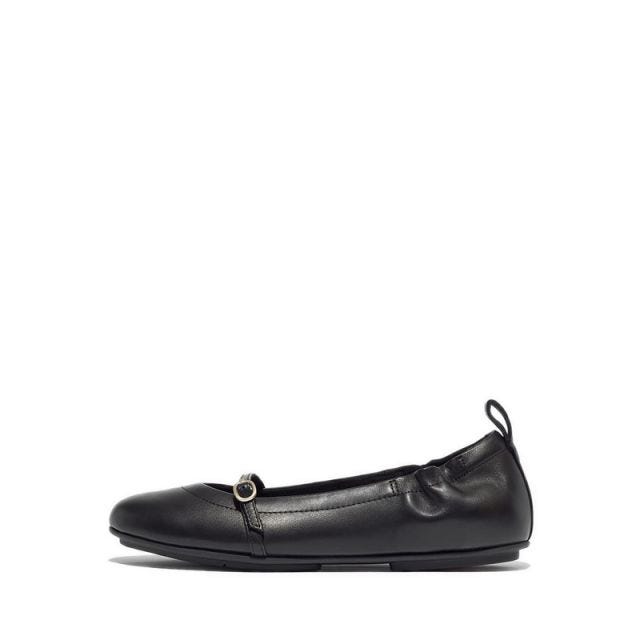 Allegro Soft Leather Mary Janes- Black