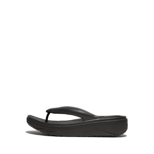 Fitflop Relieff Recovery Toe-Post Sandals- Black