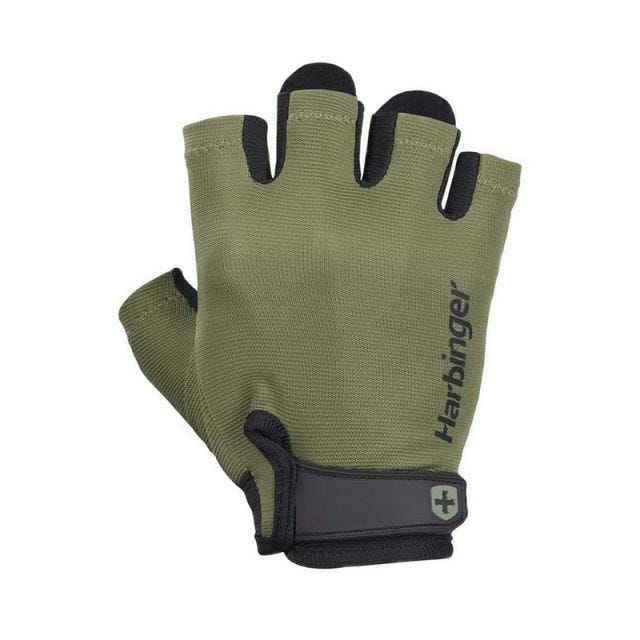 Harbinger Unisex Power Gloves 2.0 Green - Large