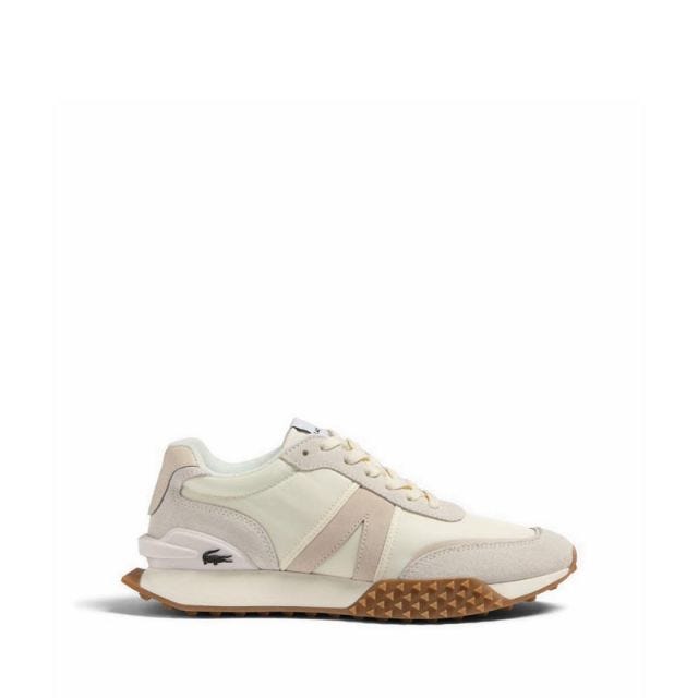 Lacoste Men's L-Spin Deluxe Leather Trainers- White