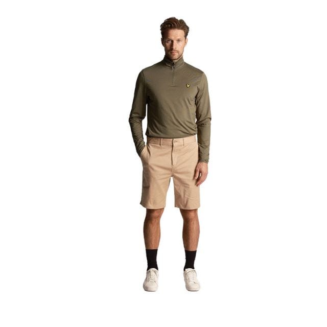 STRETCH CHINO SHORTS MEN'S - BROWN