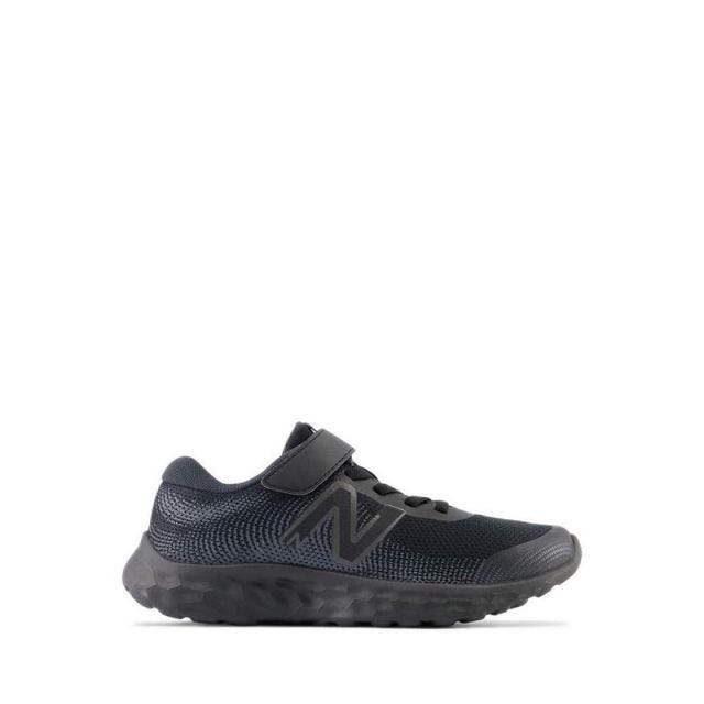New Balance 520v8 Bungee Lace Boys Running Shoes - Black