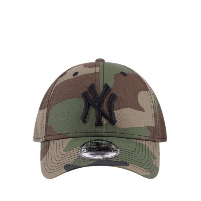 New Era 940 New York Yankees Woodland Camo Men's Cap - Black