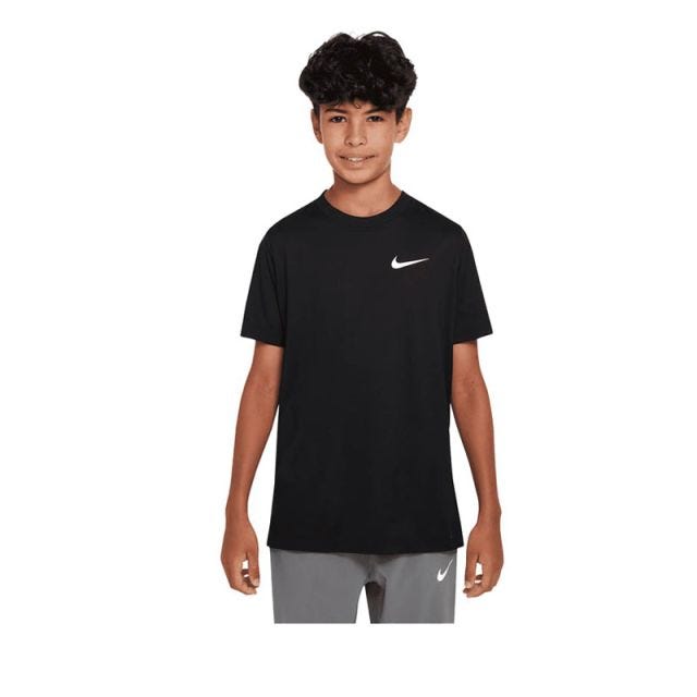 Nike Dri-FIT Big Kids' Training T-Shirt - Black