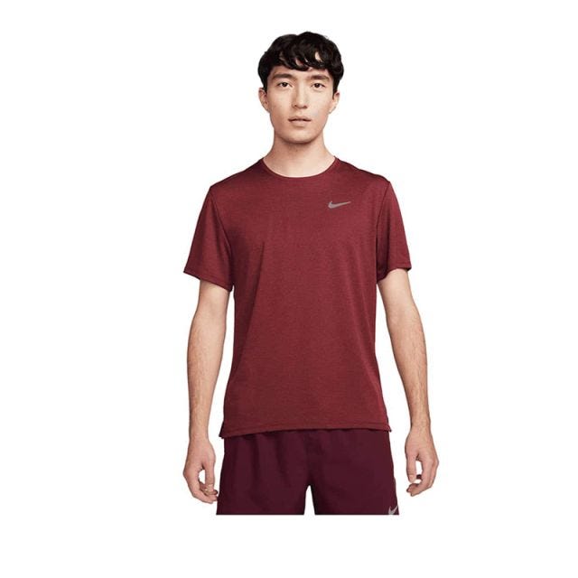 Nike Dri-FIT UV Miler Men's Short-Sleeve Running Top - Red
