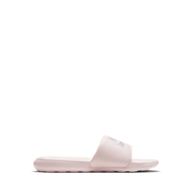 Victori One Women's Slide Sandals - BARELY ROSE/METALLIC SILVER-BARELY ROSE