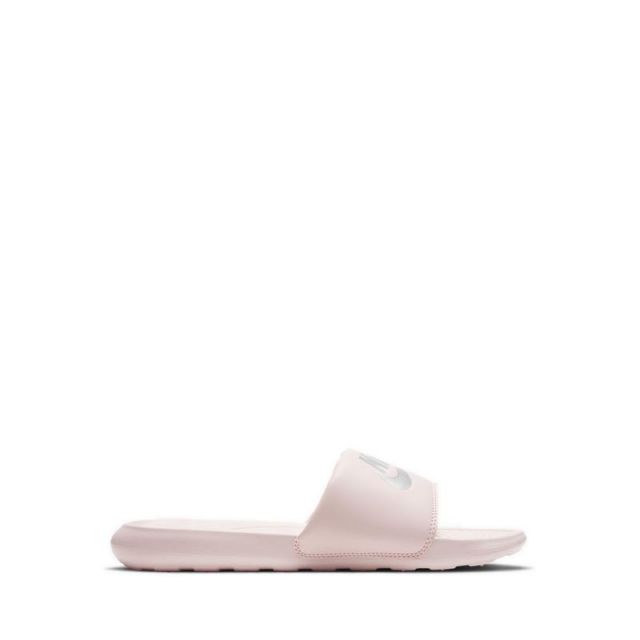 Nike Victori One Women's Slide Sandals - BARELY ROSE/METALLIC SILVER-BARELY ROSE