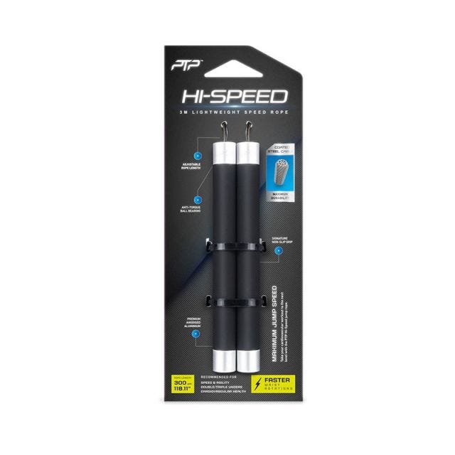 PTP Unisex Hi-Speed Rope - Black
