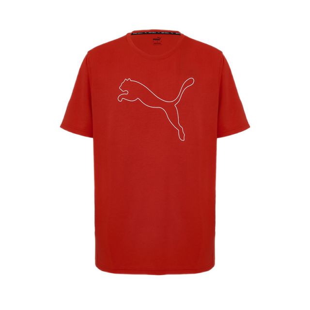Puma Performance Cat Tee M Men's T-Shirt - Red