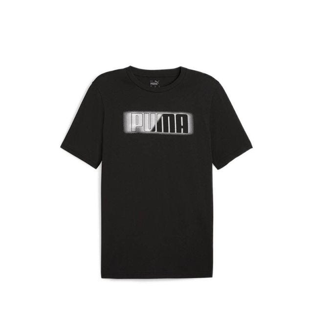 Puma Graphics Wording Tee Men's T-Shirt - Black