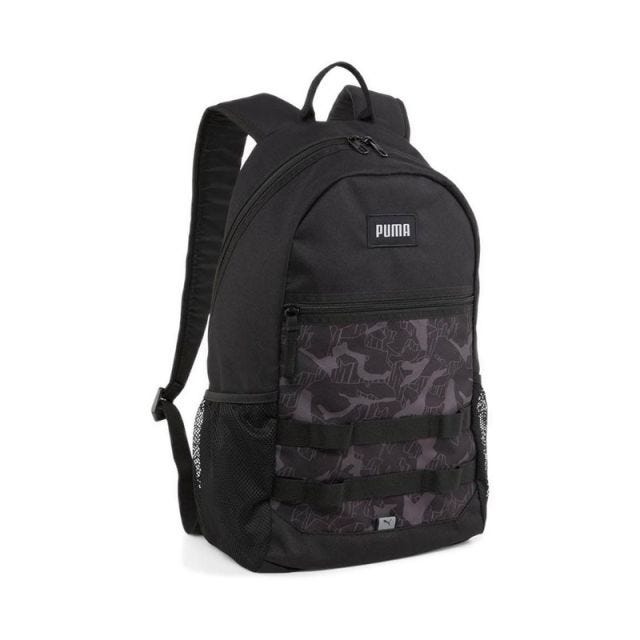 Style Backpack Unisex - Black-Cool Mid Gray-AOP