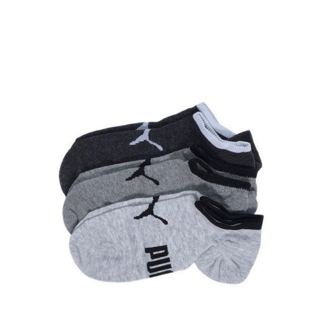 Puma Unisex Noshow 3P Socks - Grey
